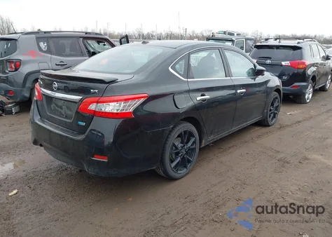 2013 Nissan Sentra Sv z USA, uszkodzony, nr VIN 3N1AB7AP6DL621385